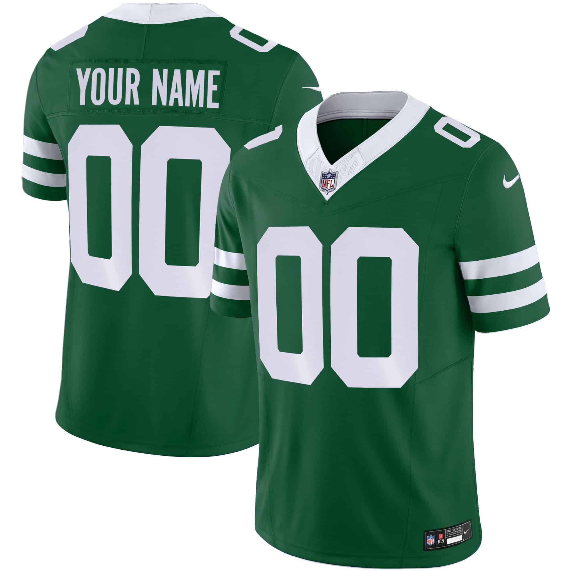 Men New York Jets Green 2024 Nike Limited Custom NFL Jersey